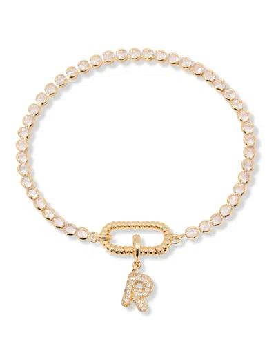 Brook & York Petra Initial Tennis Bracelet In Letter R