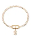Brook & York Petra Initial Tennis Bracelet In Letter S