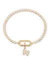 Brook & York Petra Initial Tennis Bracelet In Letter W