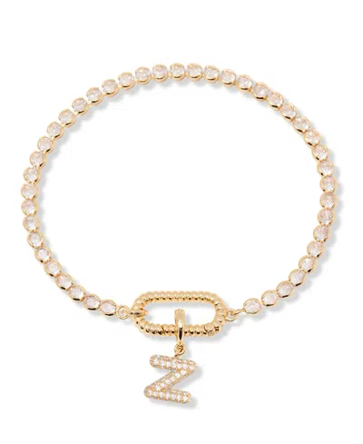 Brook & York Petra Initial Tennis Bracelet In Letter Z