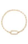 Brook & York Brook And York Petra Paperclip Link Bracelet In Gold