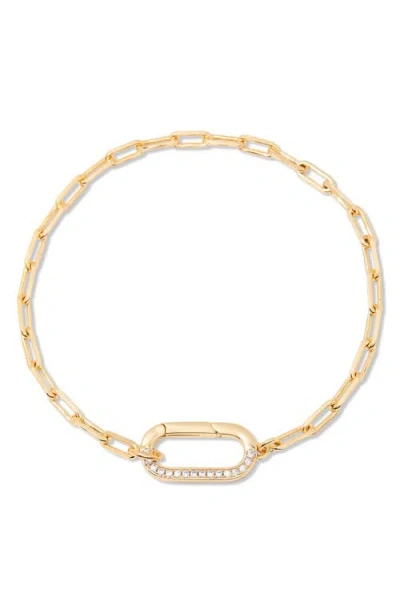 Brook & York Brook And York Petra Paperclip Link Bracelet In Gold