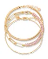 Brook & York Priya Birthstone Tennis Bracelet In Pink