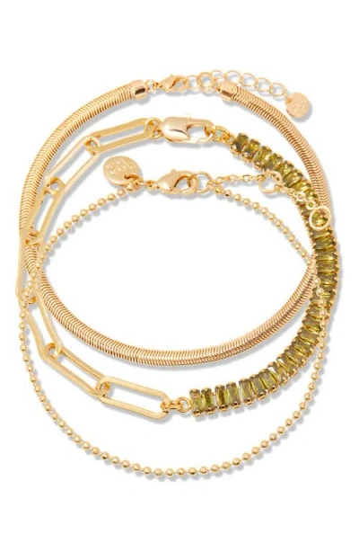 BROOK & YORK BROOK AND YORK PRIYA BIRTHSTONE TENNIS BRACELET SET