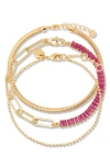 Brook & York Priya Birthstone Tennis Bracelet In Gold July