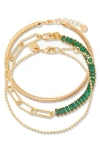 Brook & York Priya Birthstone Tennis Bracelet In Gold May