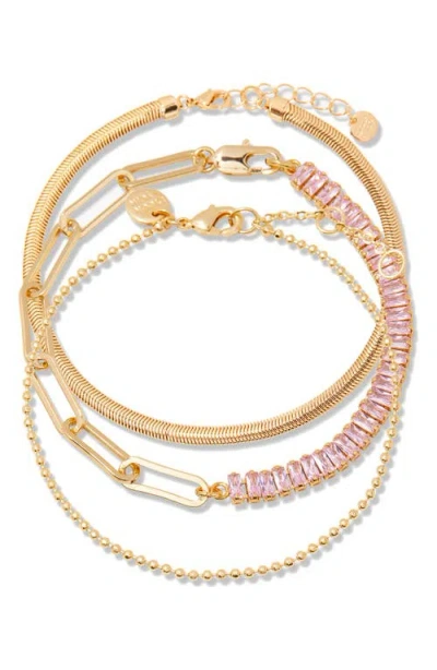 BROOK & YORK BROOK AND YORK PRIYA BIRTHSTONE TENNIS BRACELET SET
