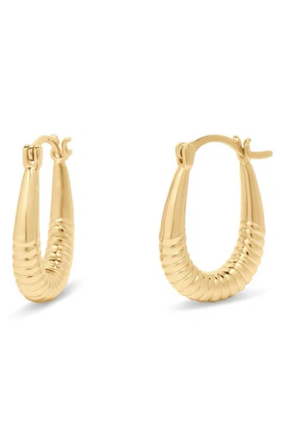 Brook & York Rory Textured Hoop Earrings In Gold