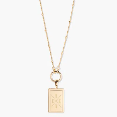 Brook & York Rose Pendant In Gold