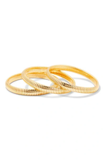 Brook & York Brook And York Scottie Set Of 3 Bracelets In Gold