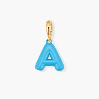 Brook & York Summer Initial Charm In Gold