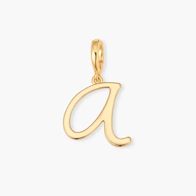 Brook & York Waverly Initial Charm In Burgundy