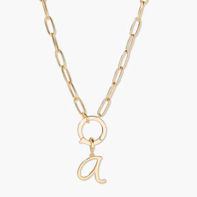 Brook & York Waverly Initial Charm Necklace In Gold