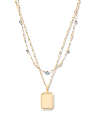 Brook & York Willow Birthstone Layering Necklace In Gold