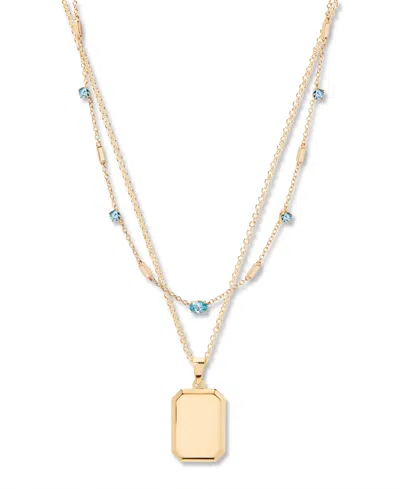 Brook & York Willow Birthstone Layering Necklace In Gold