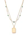 Brook & York Willow Birthstone Layering Necklace In Green