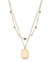Brook & York Willow Birthstone Layering Necklace In Gold August