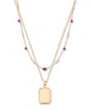 Brook & York Willow Birthstone Layering Necklace In Gold July