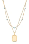 Brook & York Brook And York Willow Birthstone Layering Set In Gold December