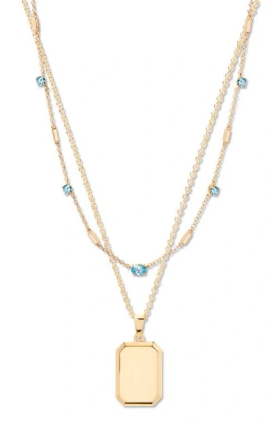 Brook & York Brook And York Willow Birthstone Layering Set In Gold December
