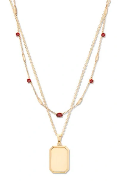 Brook & York Brook And York Willow Birthstone Layering Set In Gold