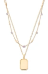Brook & York Brook And York Willow Birthstone Layering Set In Gold