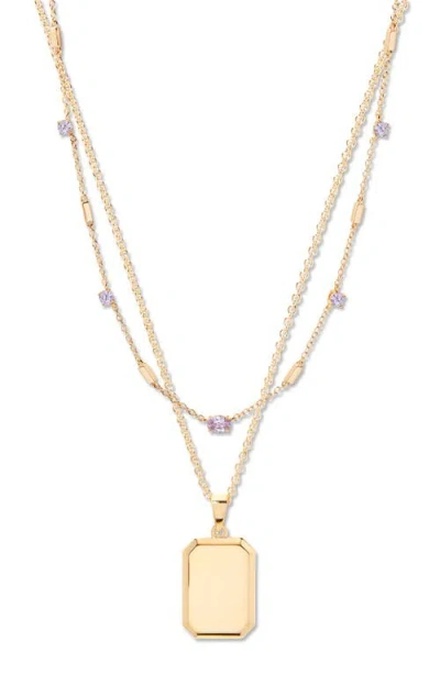 Brook & York Brook And York Willow Birthstone Layering Set In Gold