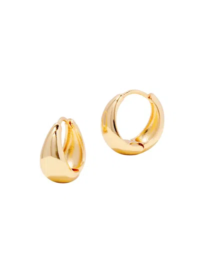 Brook & York Women's Aubrey 14k-yellow-gold Vermeil Tapered Huggie Hoop Earrings In Yellow Gold