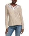 Brook + Lynn Book + Lynn Pullover In Neutral