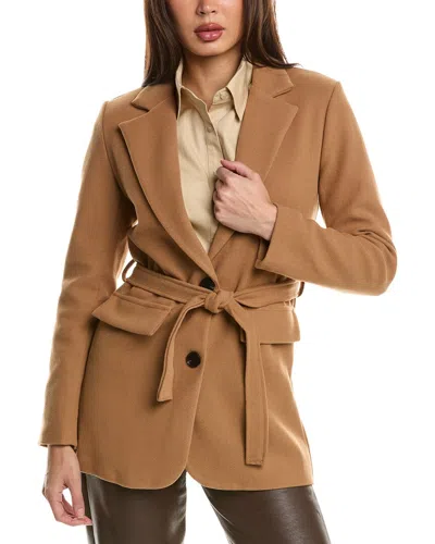 Brook + Lynn Coat In Brown