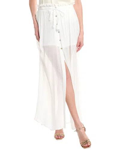 Brook + Lynn Maxi Skirt In White