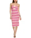 Brook + Lynn Midi Dress In Pink