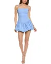Brook + Lynn Mini Dress In Blue