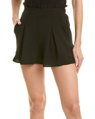 Brook + Lynn Pleated Short In Black