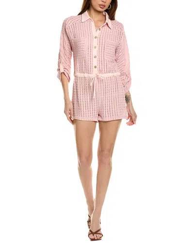 Brook + Lynn Romper In Pink