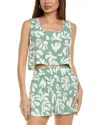 Brook + Lynn Top In Green