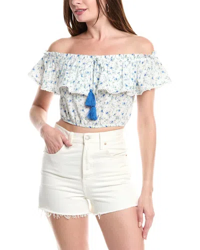 Brook + Lynn Top In White