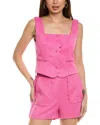 Brook + Lynn Vest In Pink