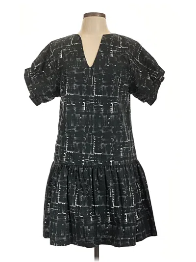 Pre-owned Brooke Wright Casual Dress In Gray