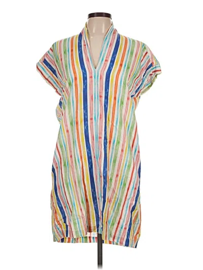 Pre-owned Brooke Wright Casual Dress In Tan