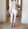Brooke Wright Charlie Top Spring In Pink Tulip Floral In Multi