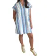 Brooke Wright Nancy Dress In Red/white/blue Stripes In Multi