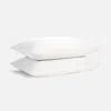 Brooklinen Airweave Crinkle Cotton Sham Set Size King In White In White