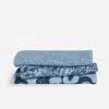 Brooklinen Baby Swaddle Set In Cool Blue Swaddle Set In Blue