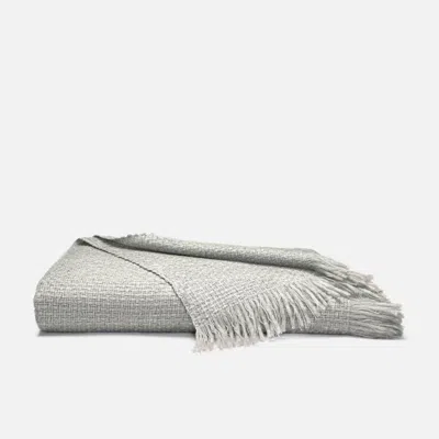 Brooklinen Basketweave Alpaca Throw Blanket In Zinc In Gray