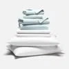 Brooklinen Classic Bed And Bath Bundle In Solid White In White