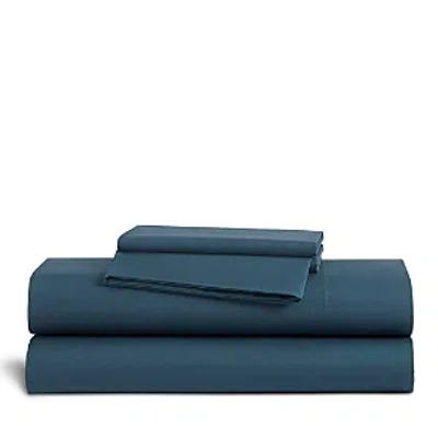 Brooklinen Classic Percale Core Sheet Set, Full In Abyss