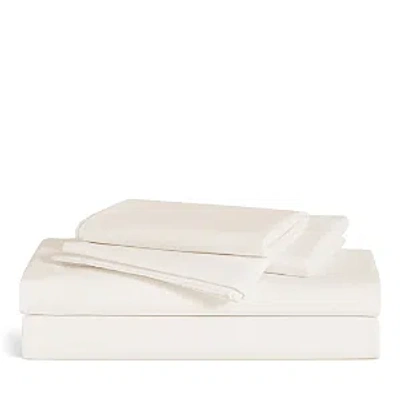 Brooklinen Classic Percale Core Sheet Set, Full In Cream