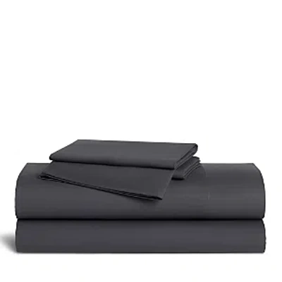 Brooklinen Classic Percale Core Sheet Set, Full In Slate