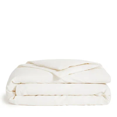 Brooklinen Classic Percale Duvet Cover, Full/queen In Cream
